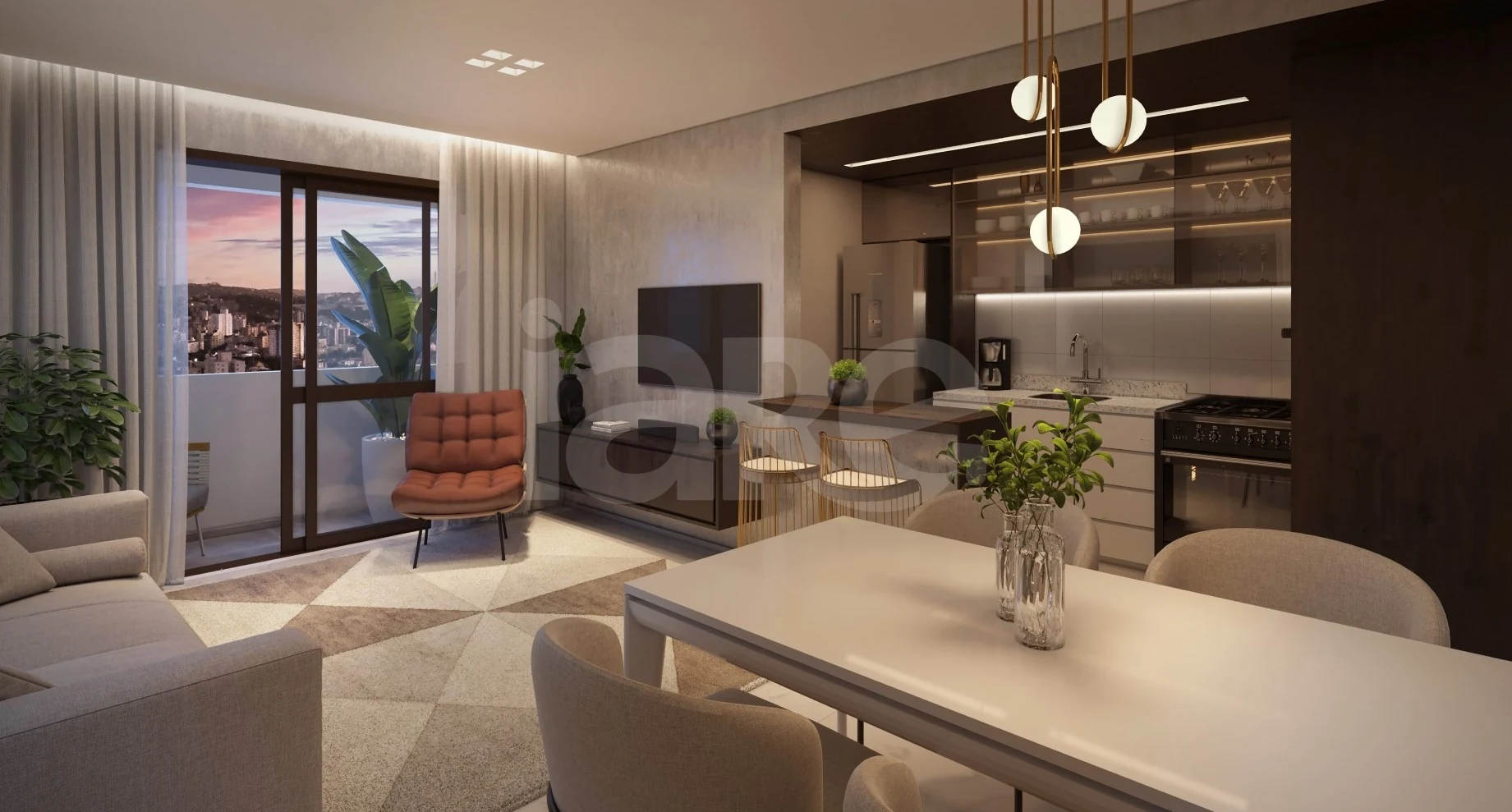 Miradouro - Apartamento com 70,2 m², em Rio Branco — foto 4