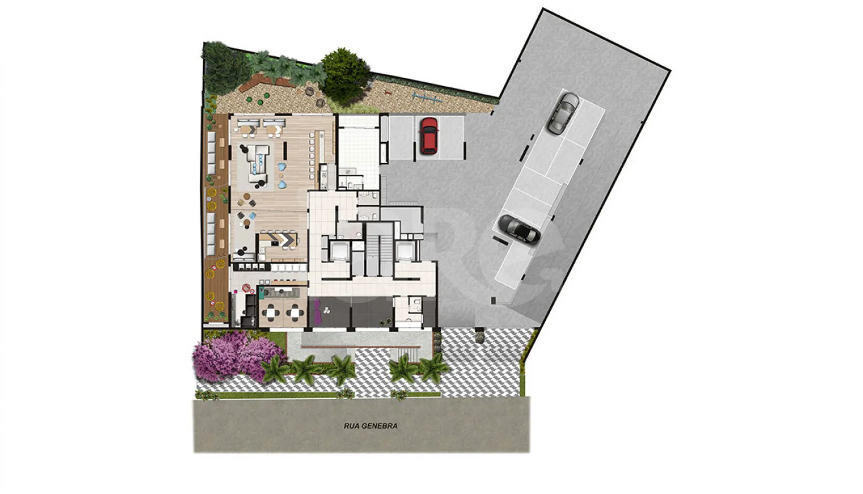 Planta — Implantac a o do te rreo