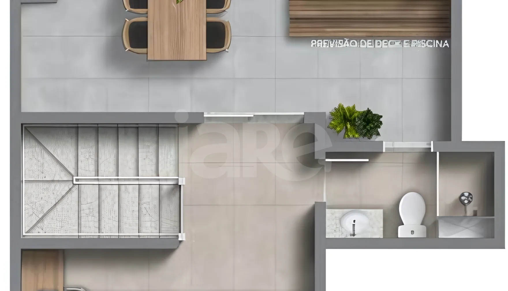 Planta — Cobertura Duplex 100,87 m²