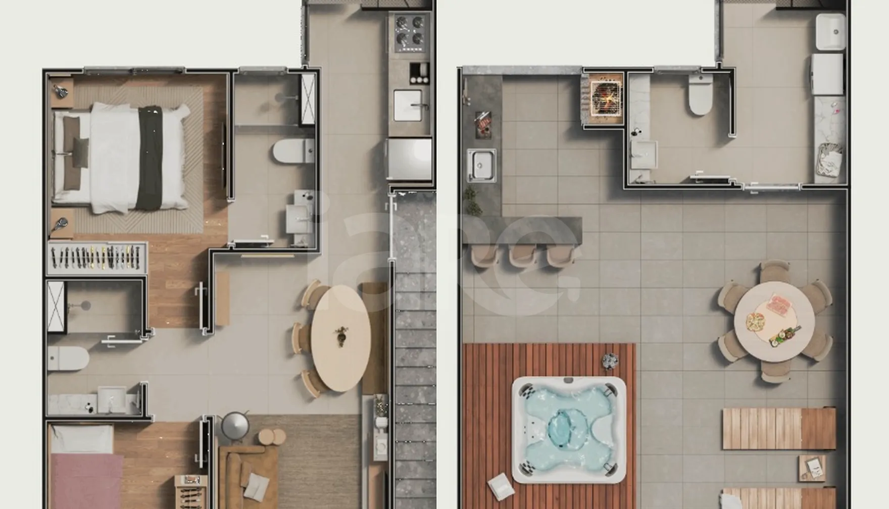 Planta — Casa em Condomínio 101,02 m²