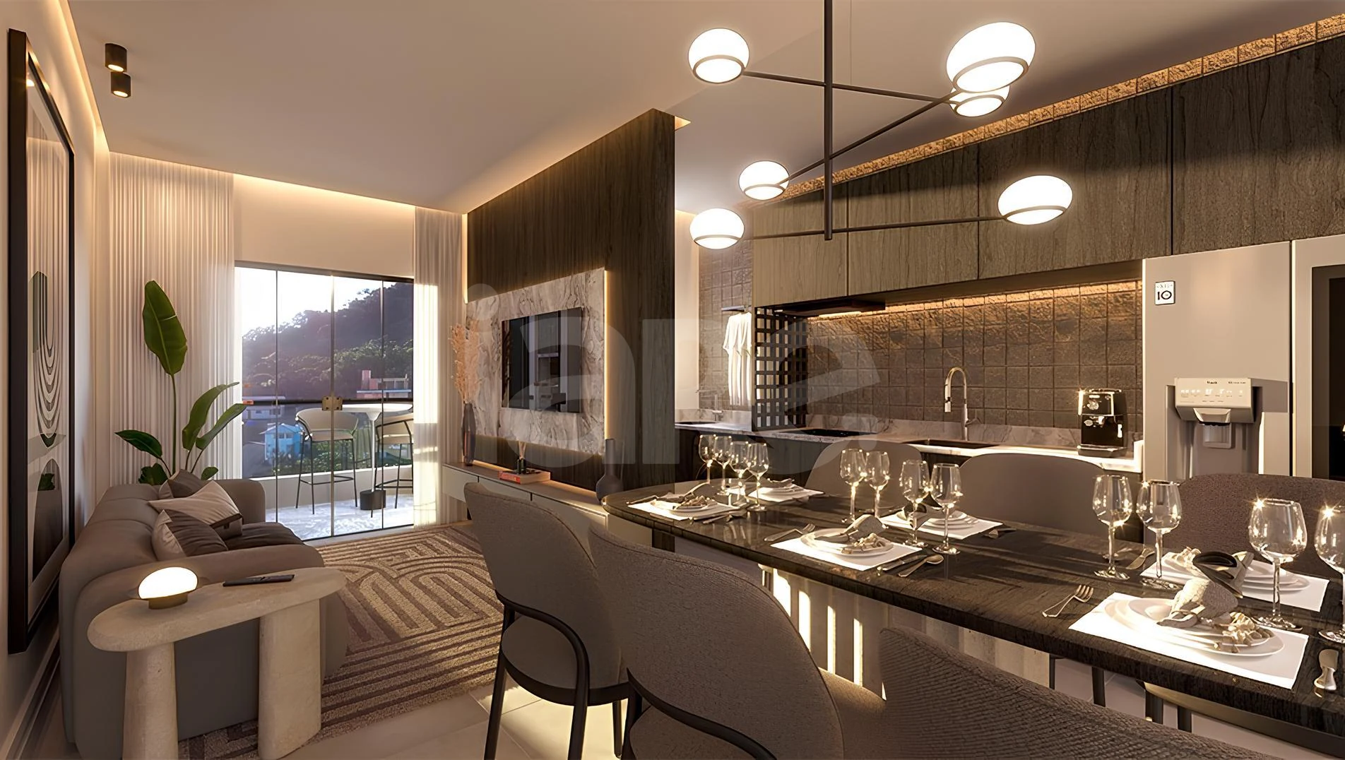 New York - Apartamento com 70 m², em Morretes — foto 3