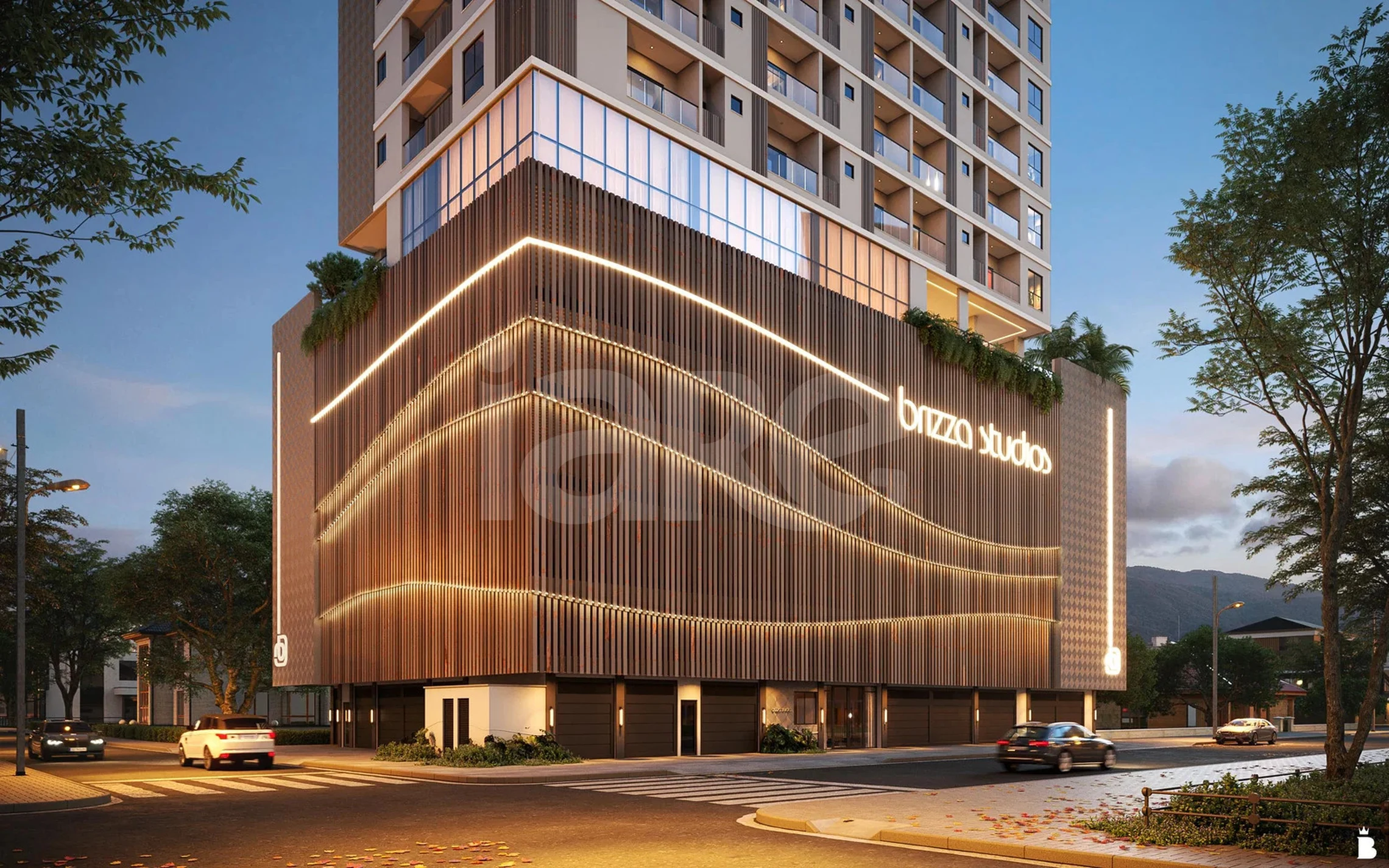 Brizza Studios - Apartamento com 44 m², em Balneário Perequê — foto 3