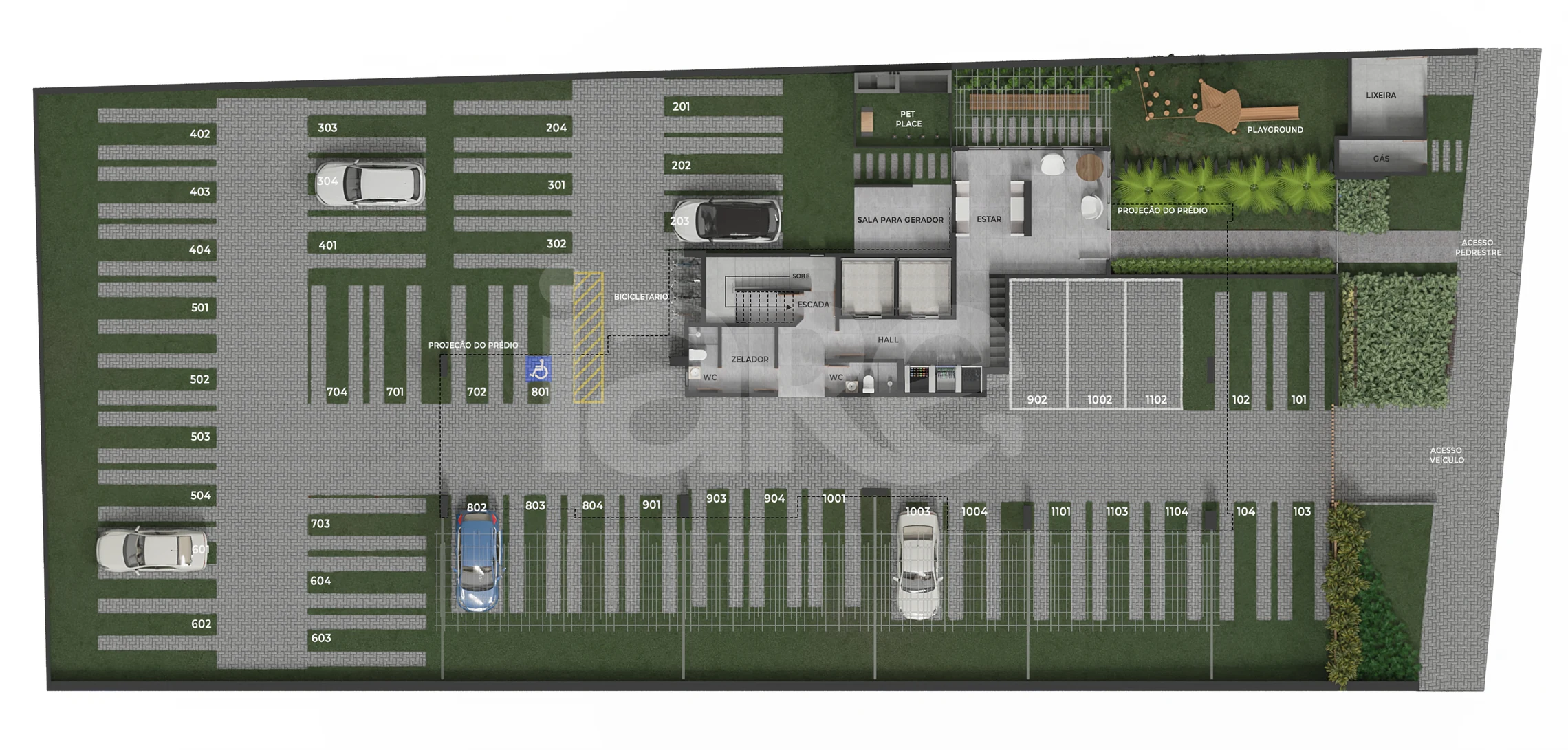 Park Raquel Residence - Apartamento com 56,81 m², em Parnamirim — foto 6