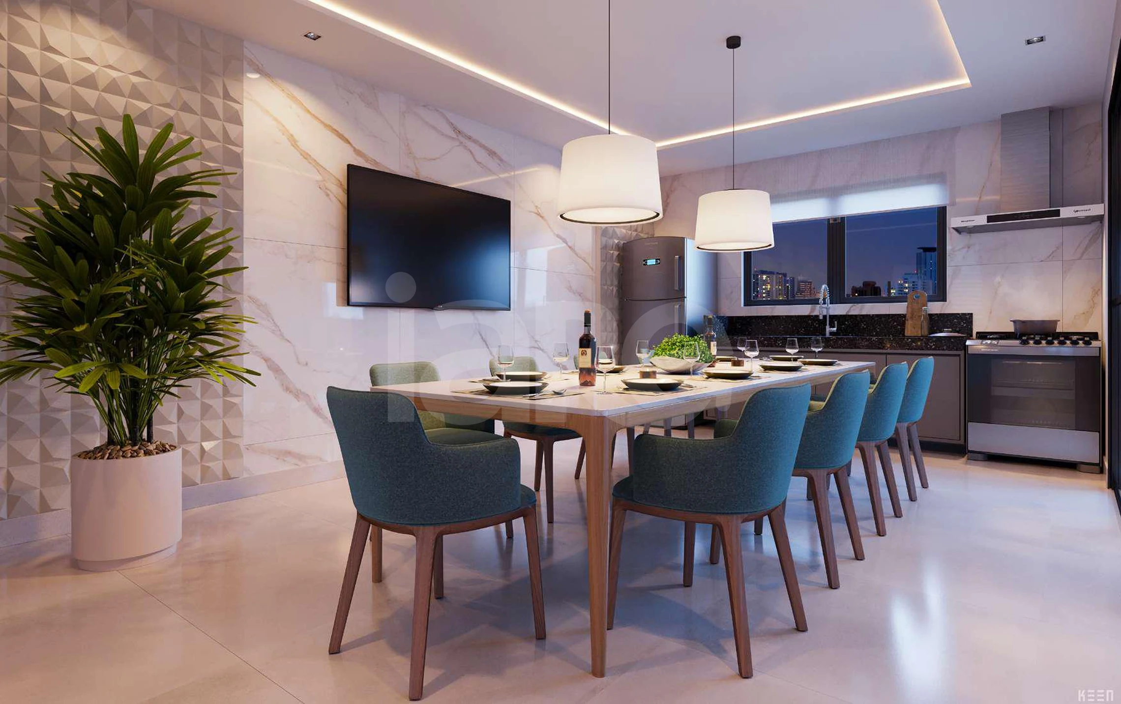 Mar de Itaparica - Apartamento com 66,82 m², em Praia de Itaparica — foto 13