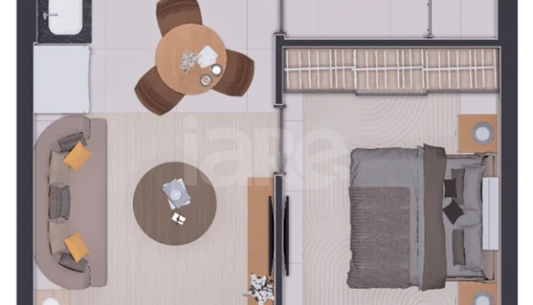 Planta — Apartamento 31,03 m²