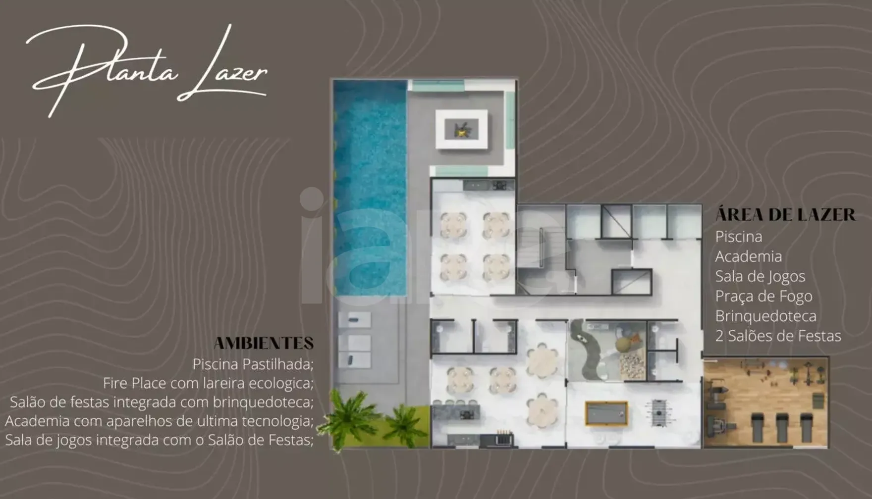 Planta — Pavimento lazer