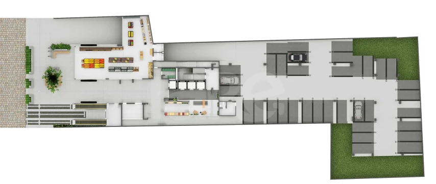 Planta — Implantação térreo