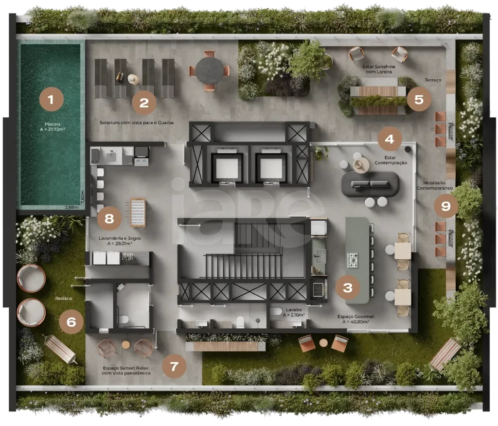 Planta — Pavimento rooftop