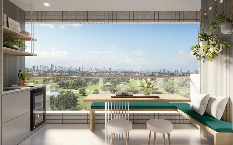 Parque das Palmeiras - Apartamento com 56,15 m², em Caxangá — foto 4