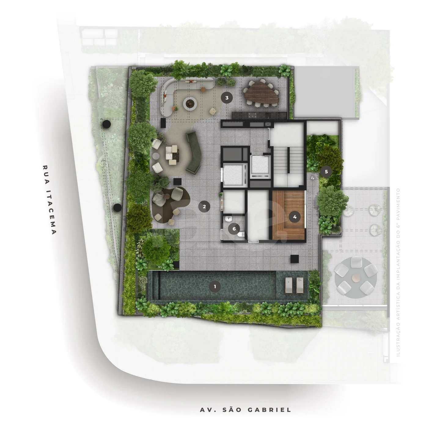 Planta — Pavimento 6