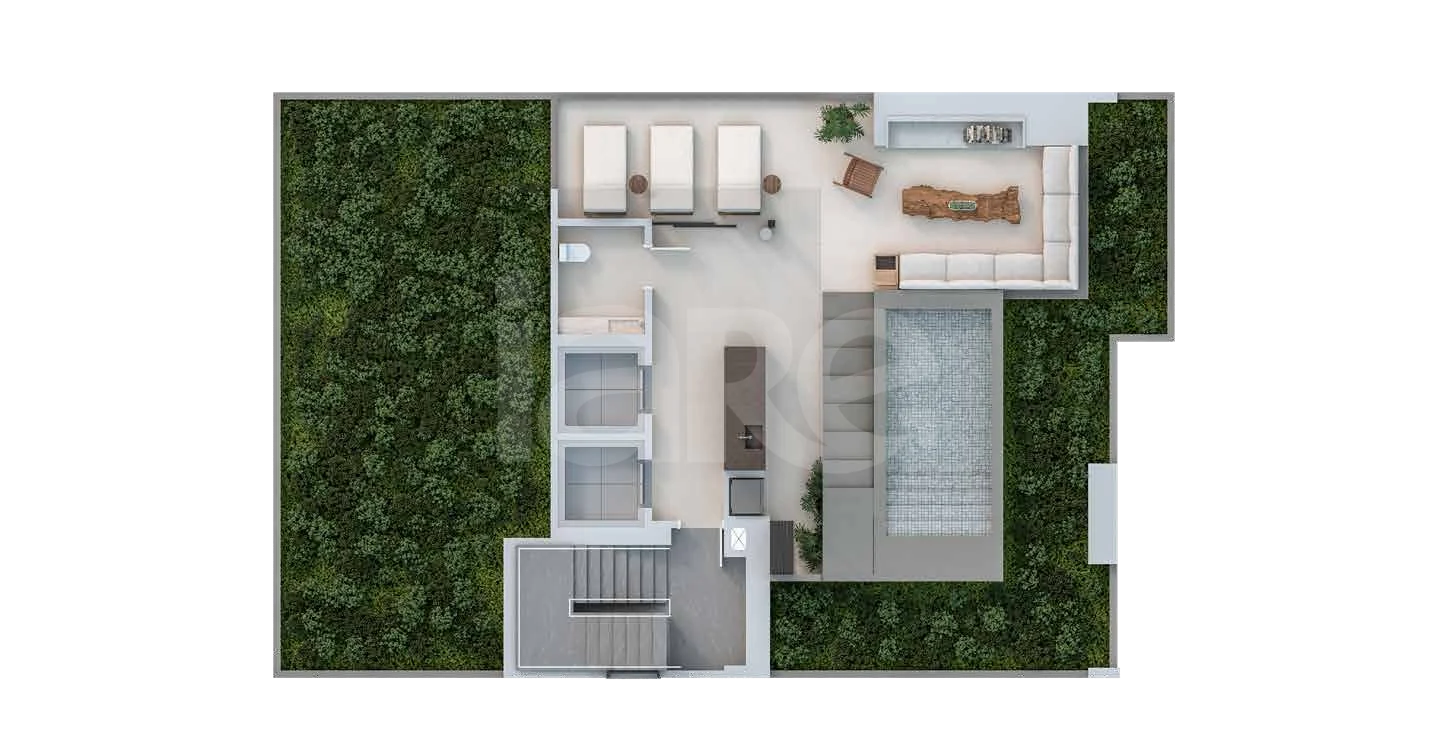 Planta — Pavimento rooftop