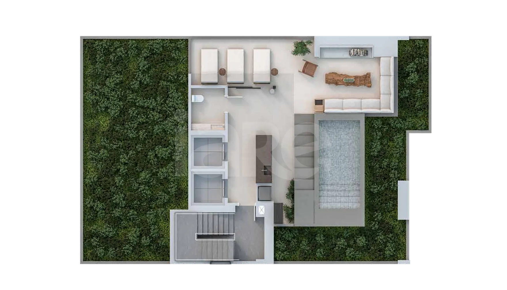 Planta — Pavimento rooftop