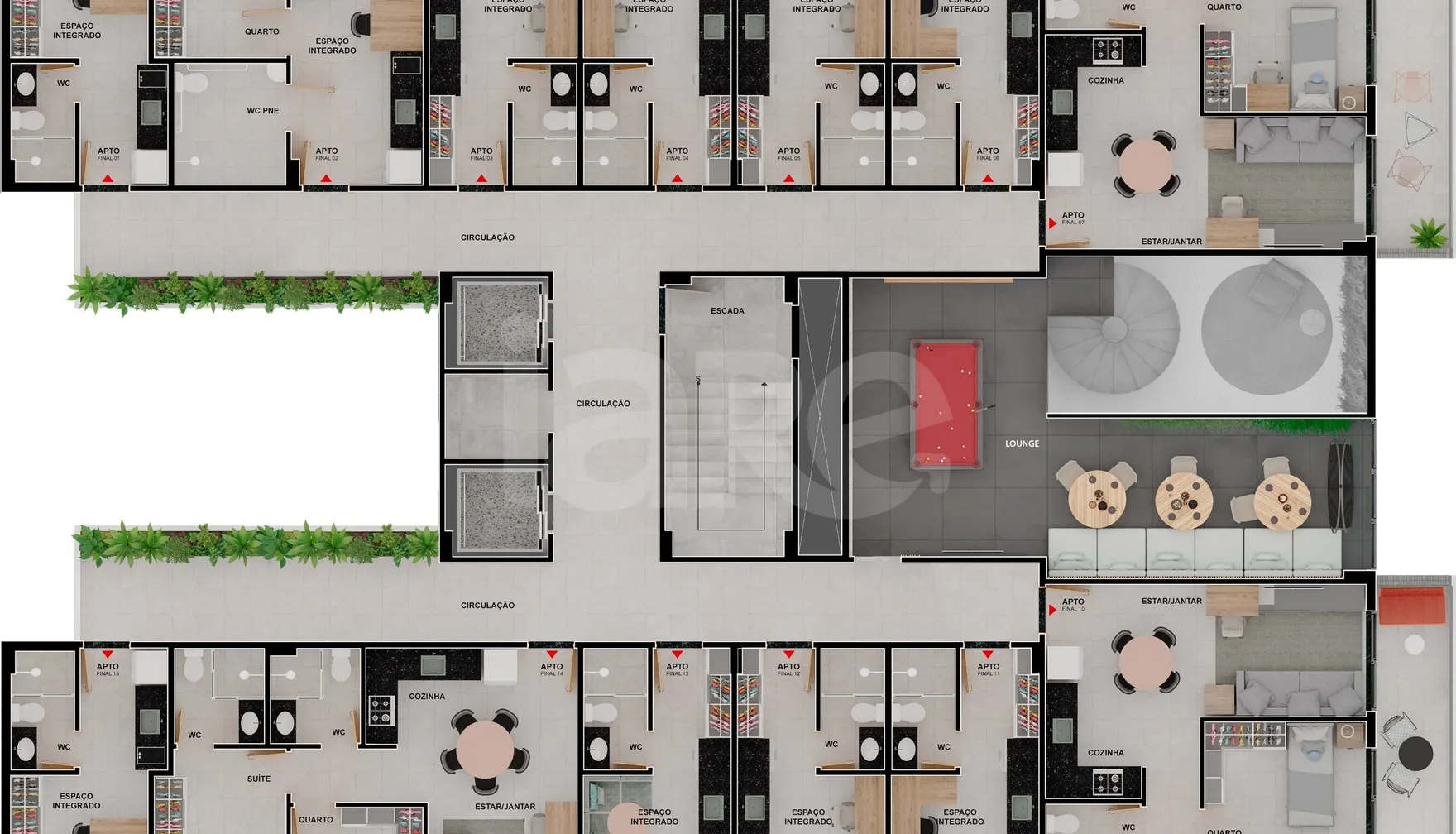 Planta — Pavimento 2