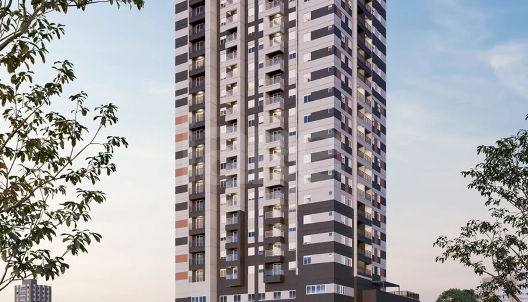 Átrio - Apartamento com 38 m², em Freguesia do Ó — foto 1