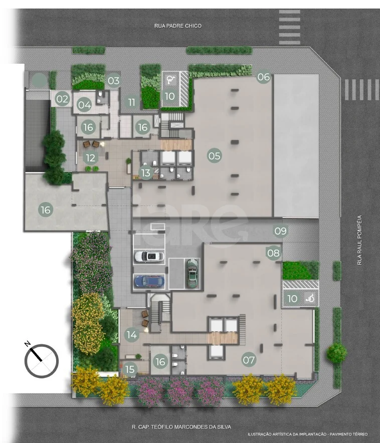 Planta — Pavimento térreo 2