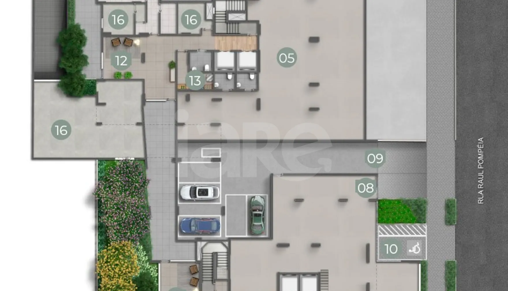 Planta — Pavimento térreo 2