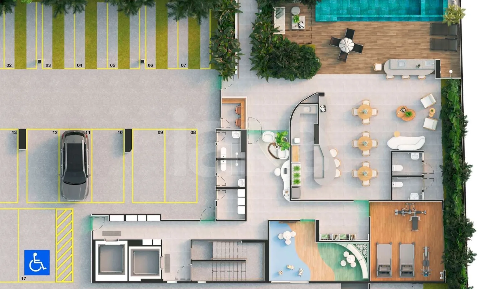 Planta — Pavimento térreo