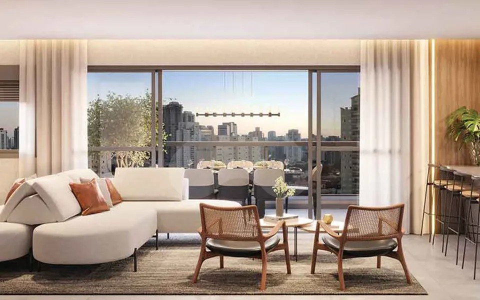 Haute Brooklin by EZ - Apartamento com 138,24 m², em Santo Amaro — foto 3
