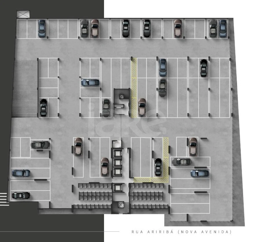 Planta — Pavimento garagem 1