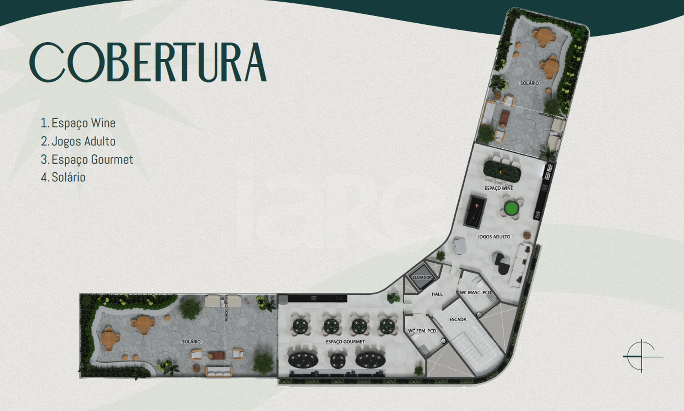 Planta — Pavimento rooftop
