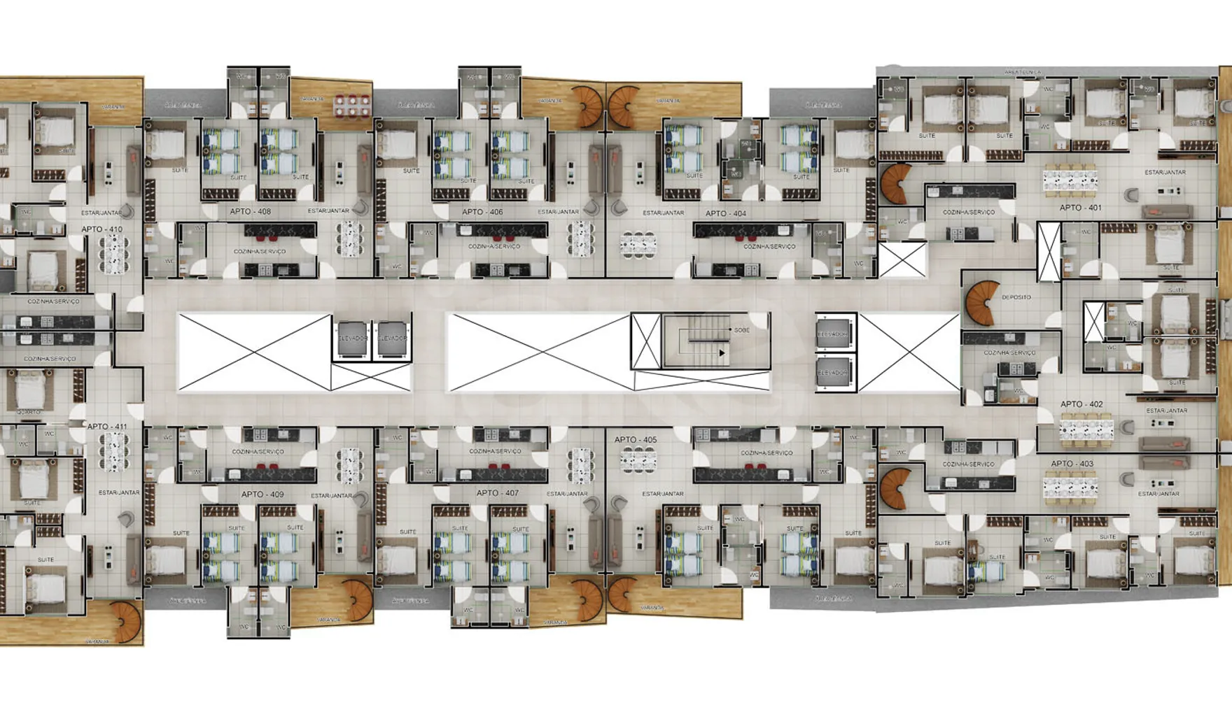 Planta — Pavimento 3