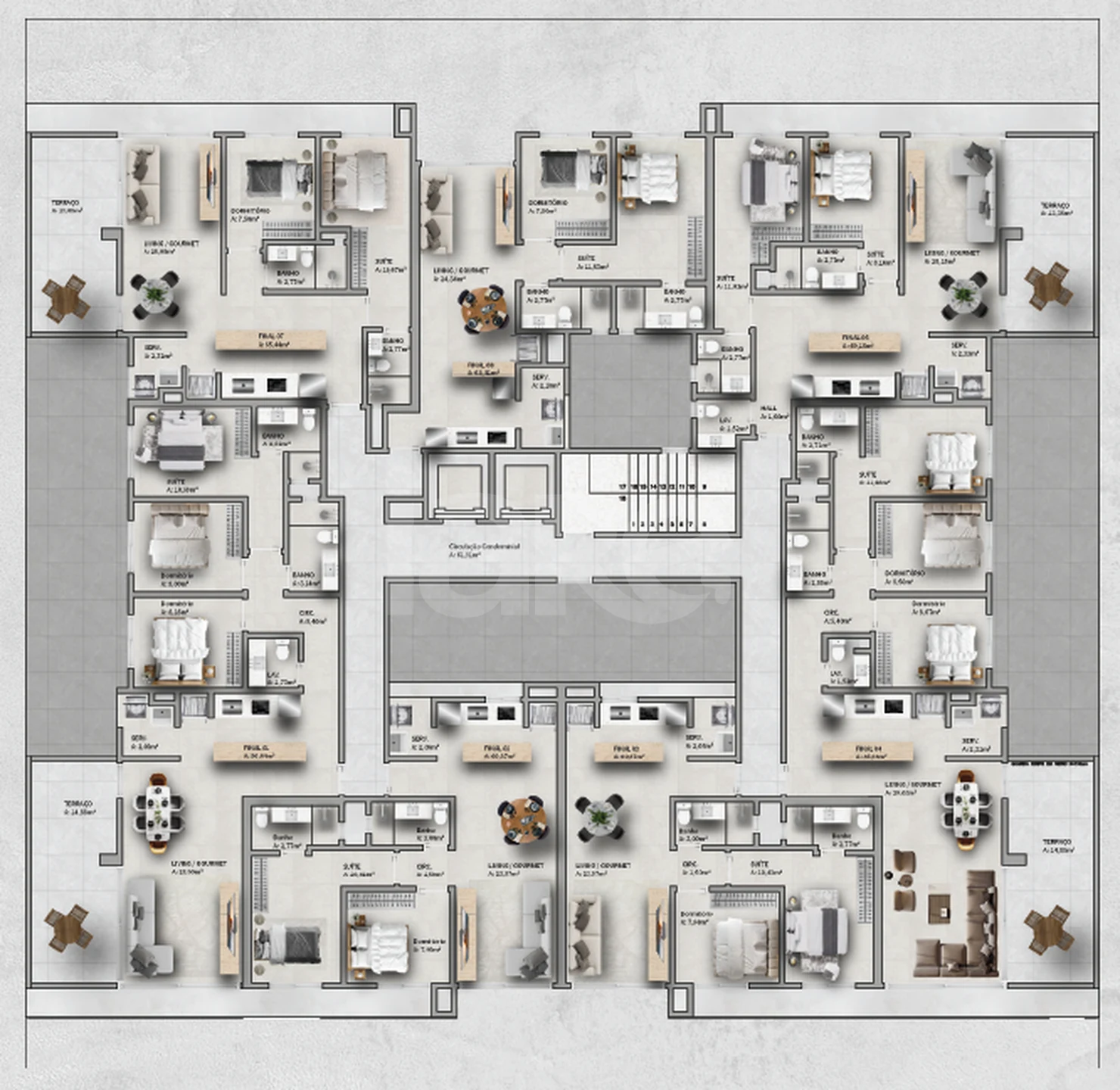 Planta — Pavimento 5