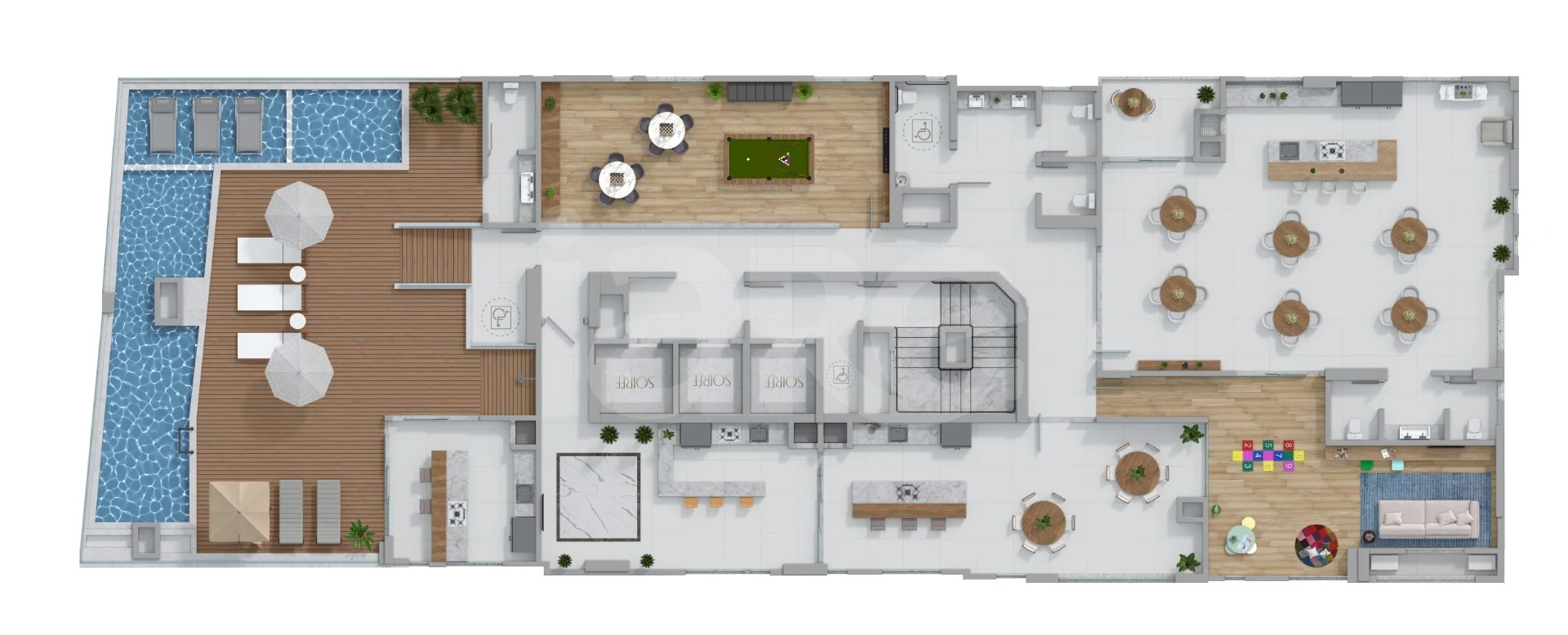 Planta — Pavimento rooftop