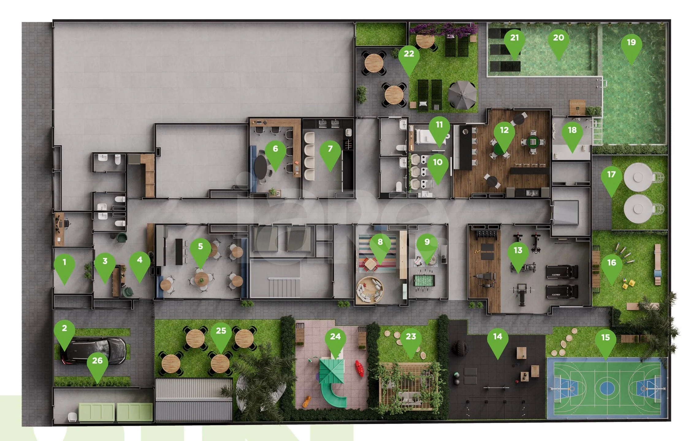Planta — Pavimento térreo