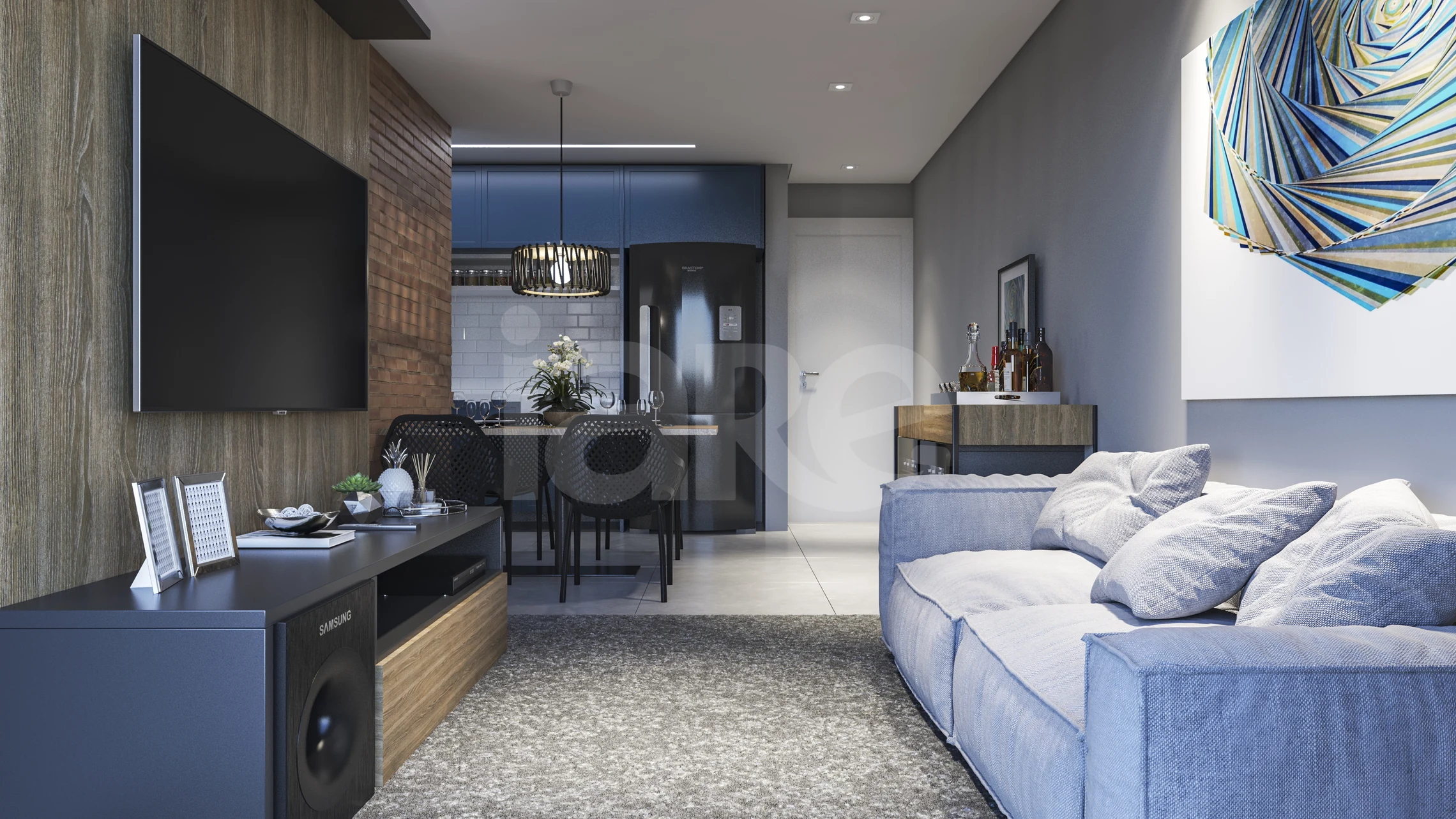 Manhattan Residence - Apartamento com 68,57 m², em Ingleses do Rio Vermelho — foto 2
