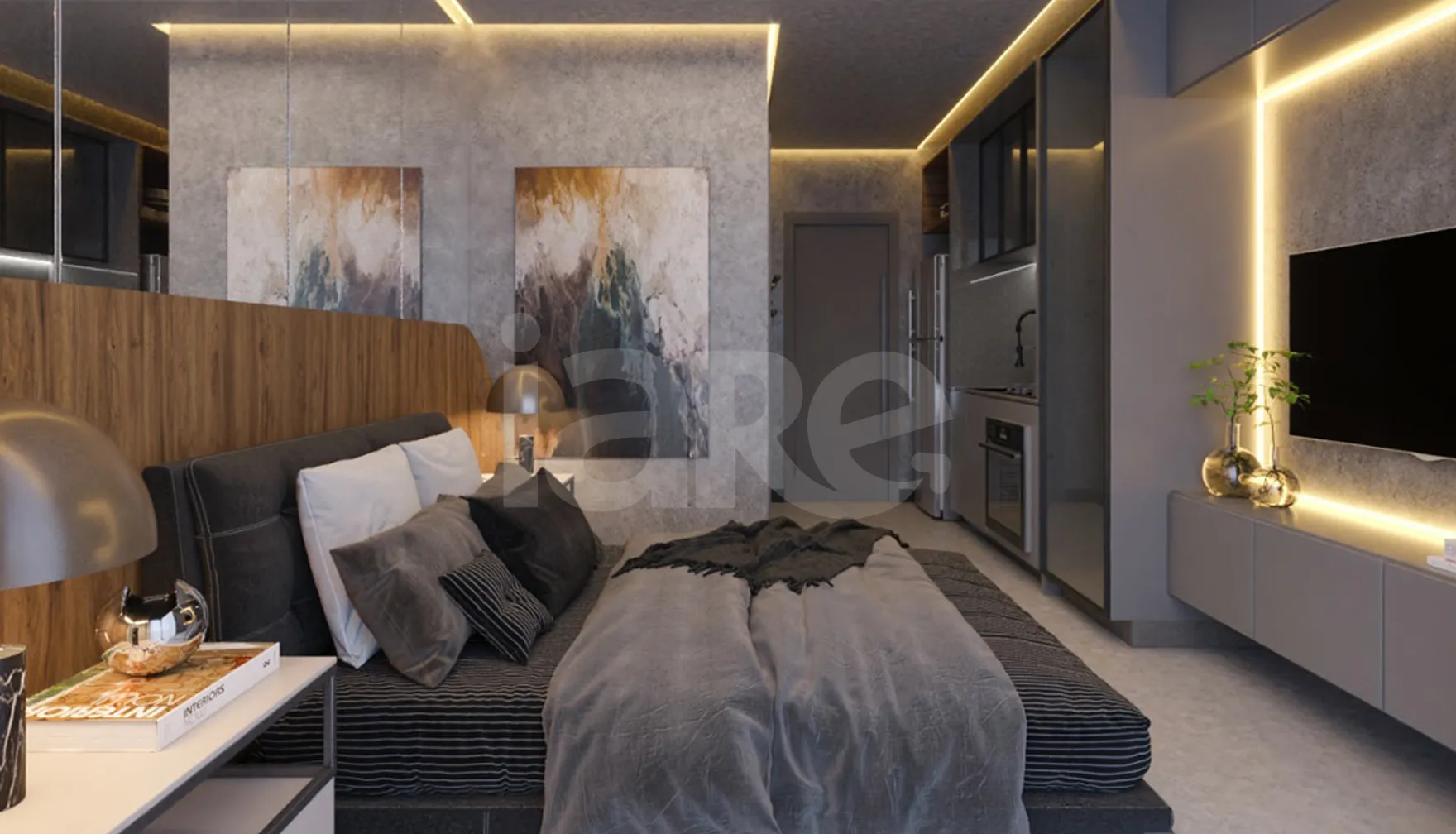 Jardins Al Mare - Apartamento com 44,98 m², em Cabo Branco — foto 2