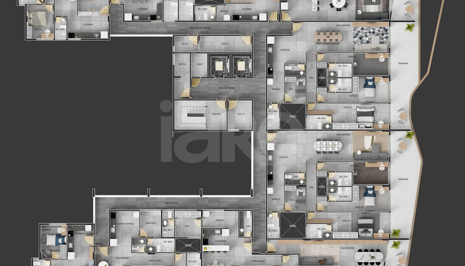 Planta — Pavimento 04
