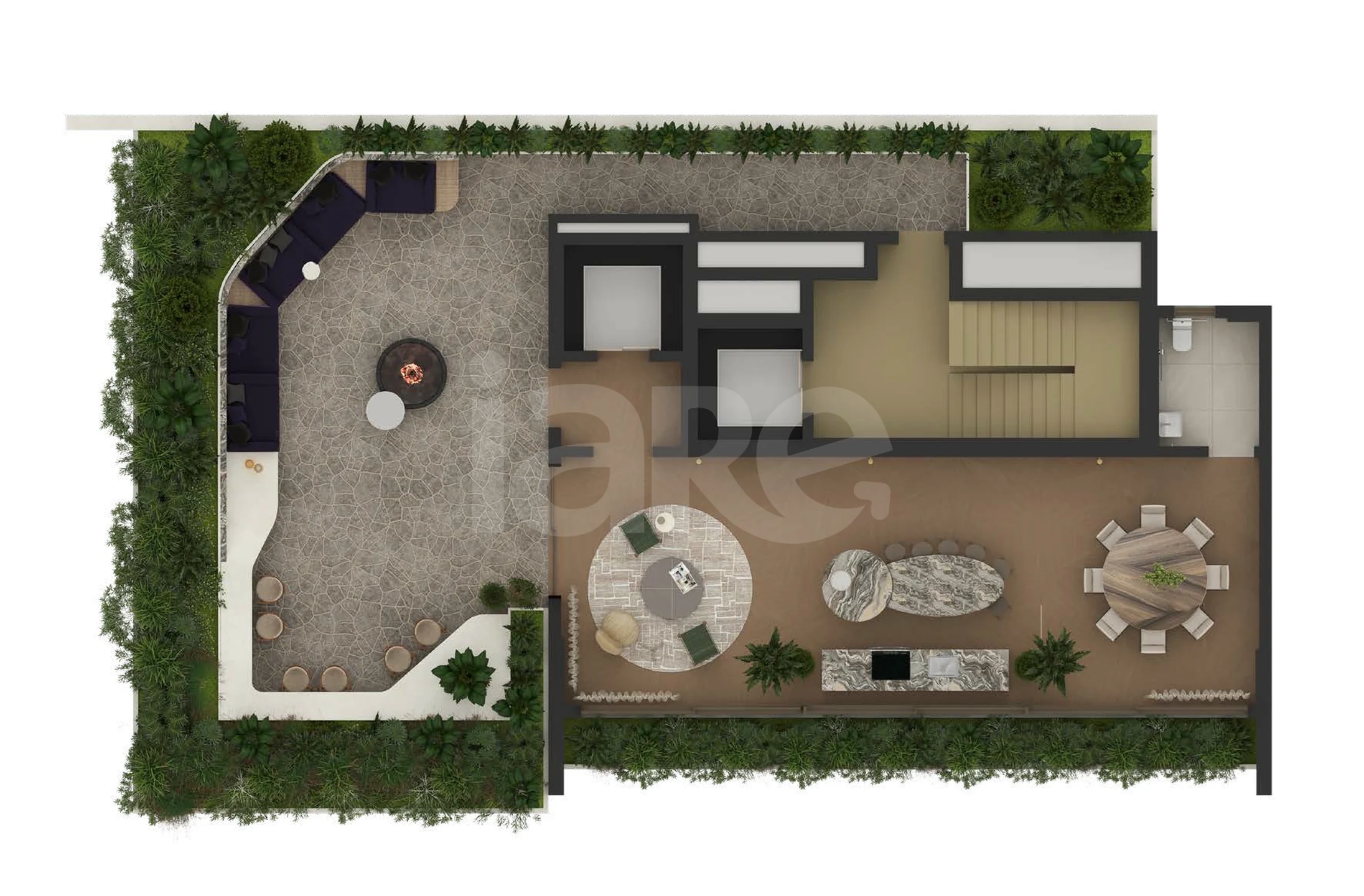 Planta — Pavimento rooftop