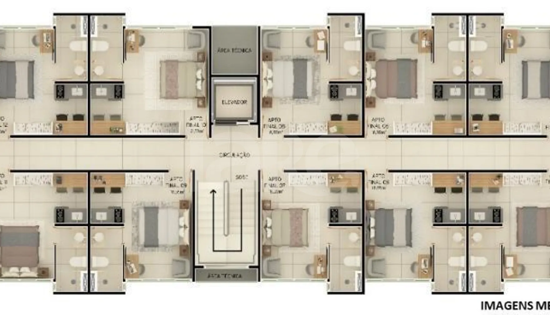 Planta — Pavimento rooftop