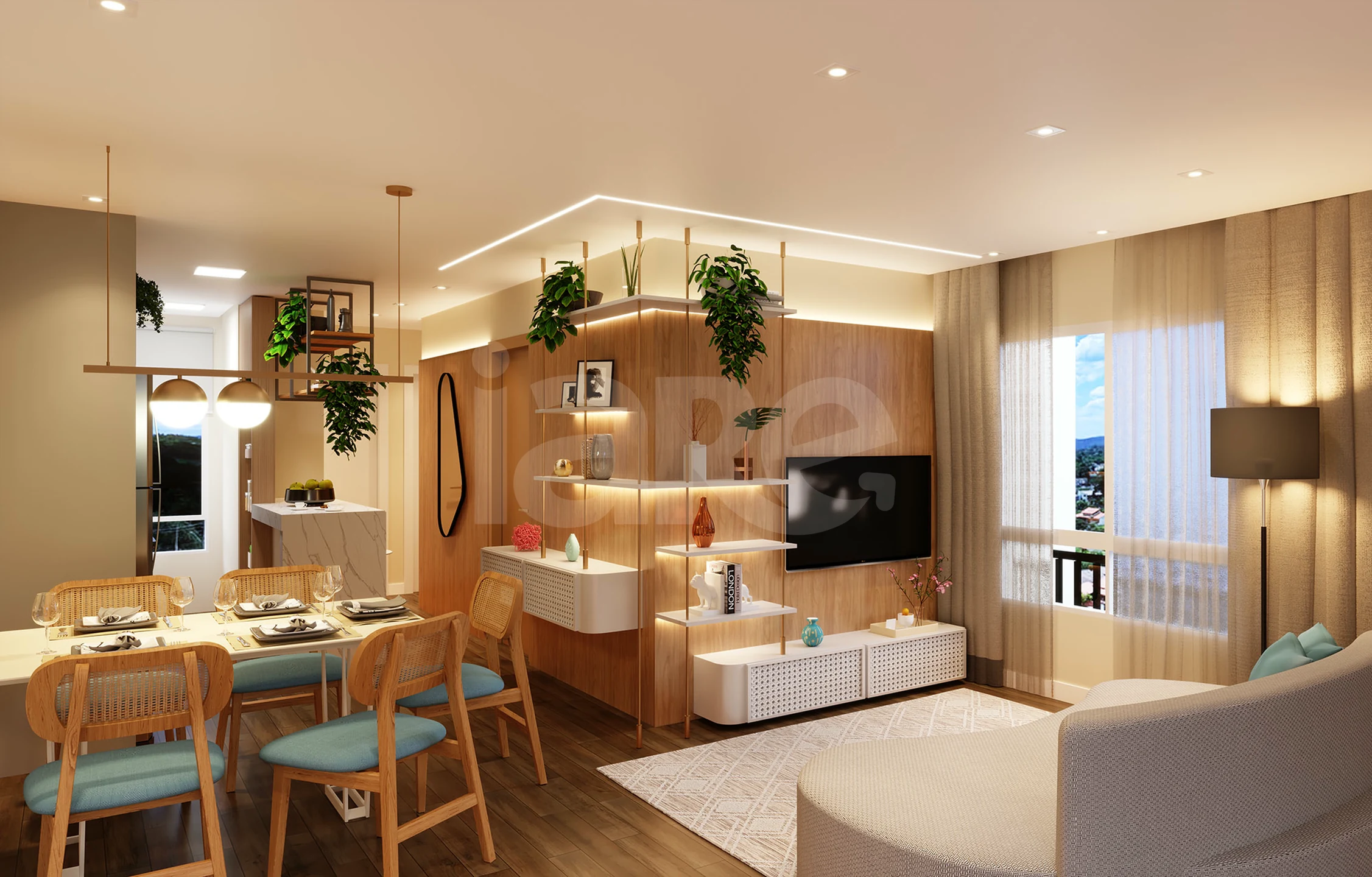 Seletto VGP - Apartamento com 56,94 m², em Parque Santo Afonso — foto 3