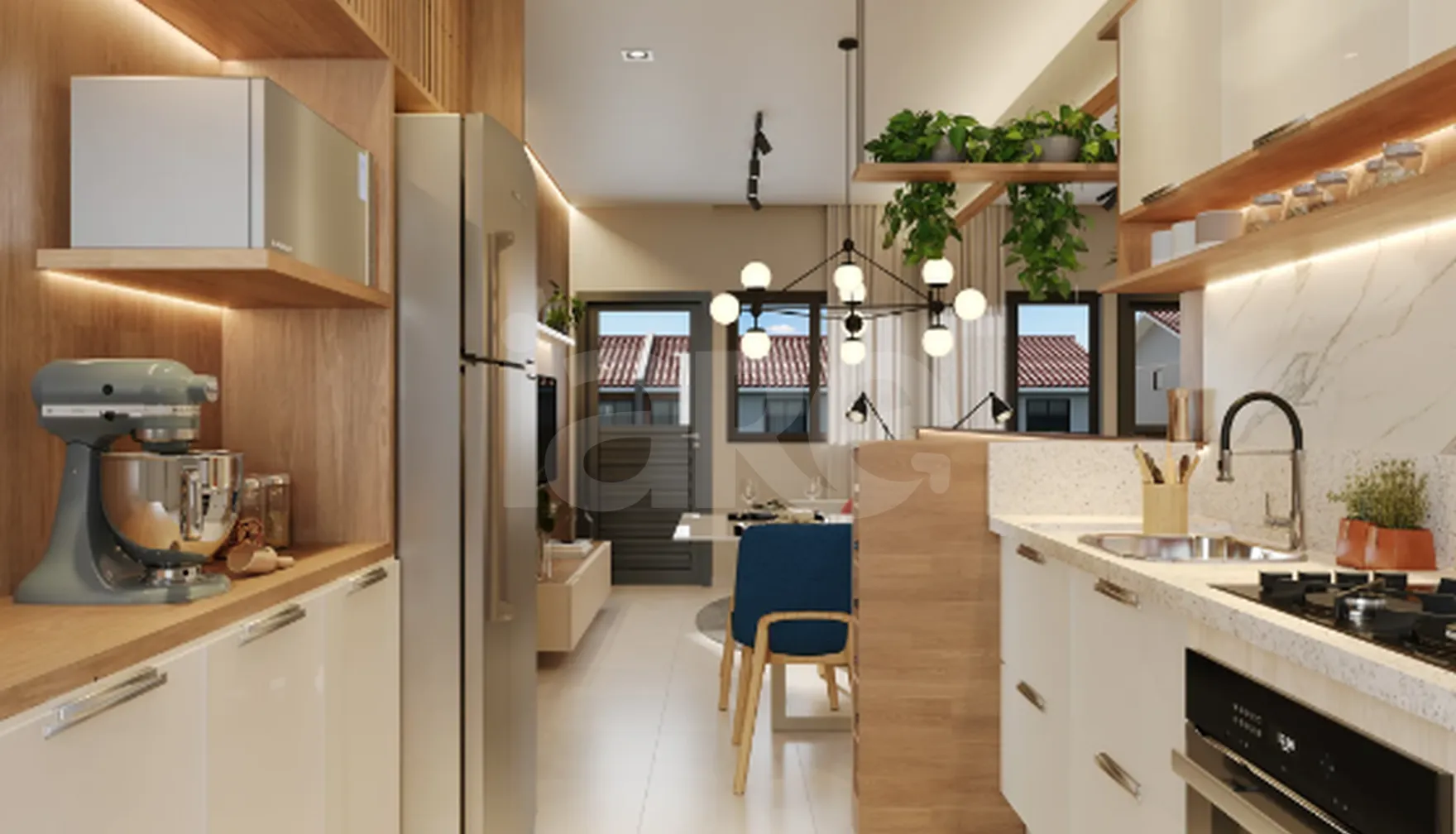 Porto Bella Vista - Casa com 42,34 m², em Colônia Dona Luíza — foto 3