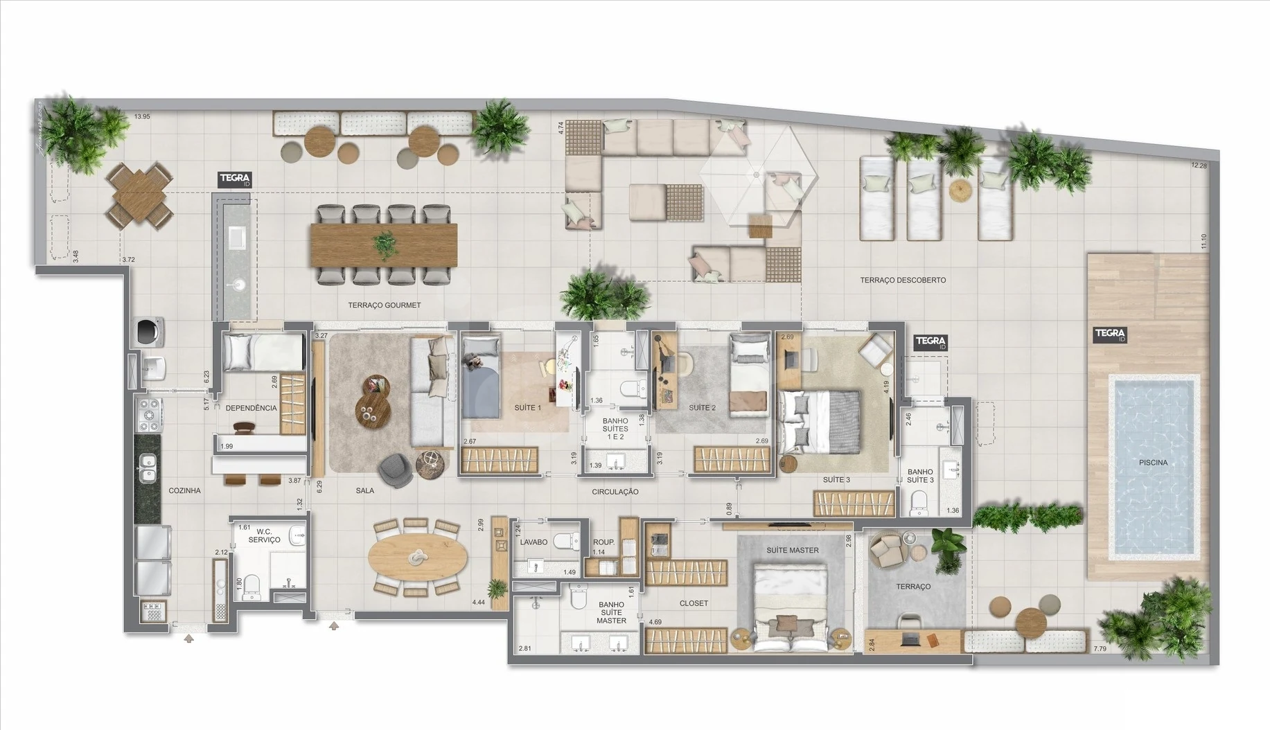 Planta — Garden 304,04 m²