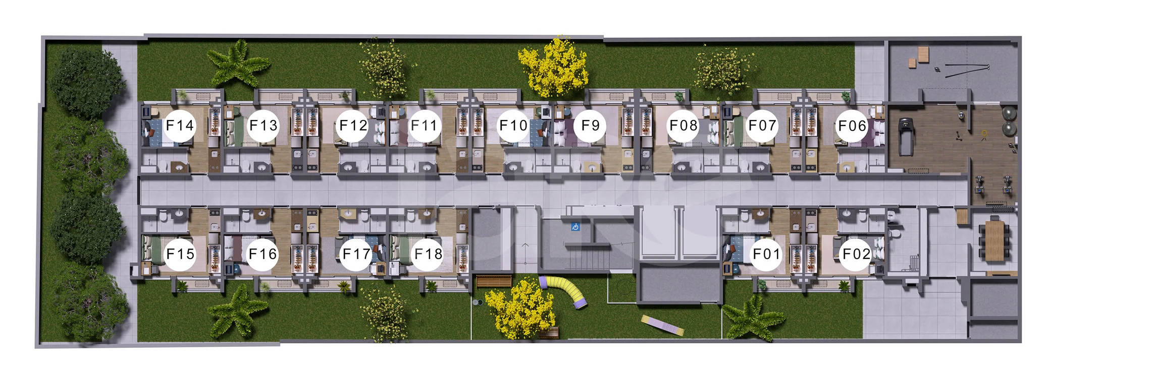 Planta — Pavimento subsolo