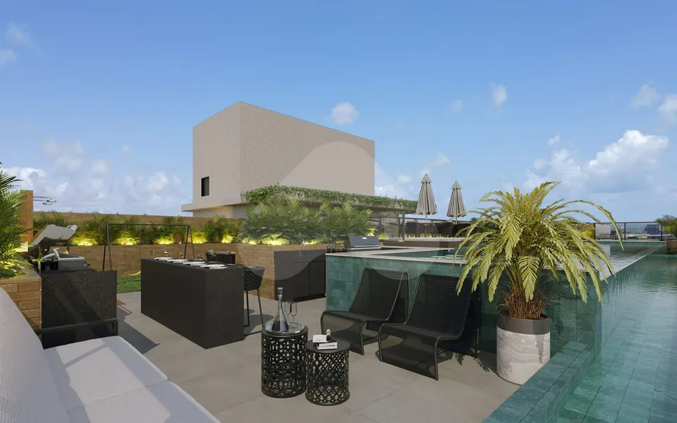 Porto Marino - Apartamento com 55,23 m², em Camboinha — foto 16