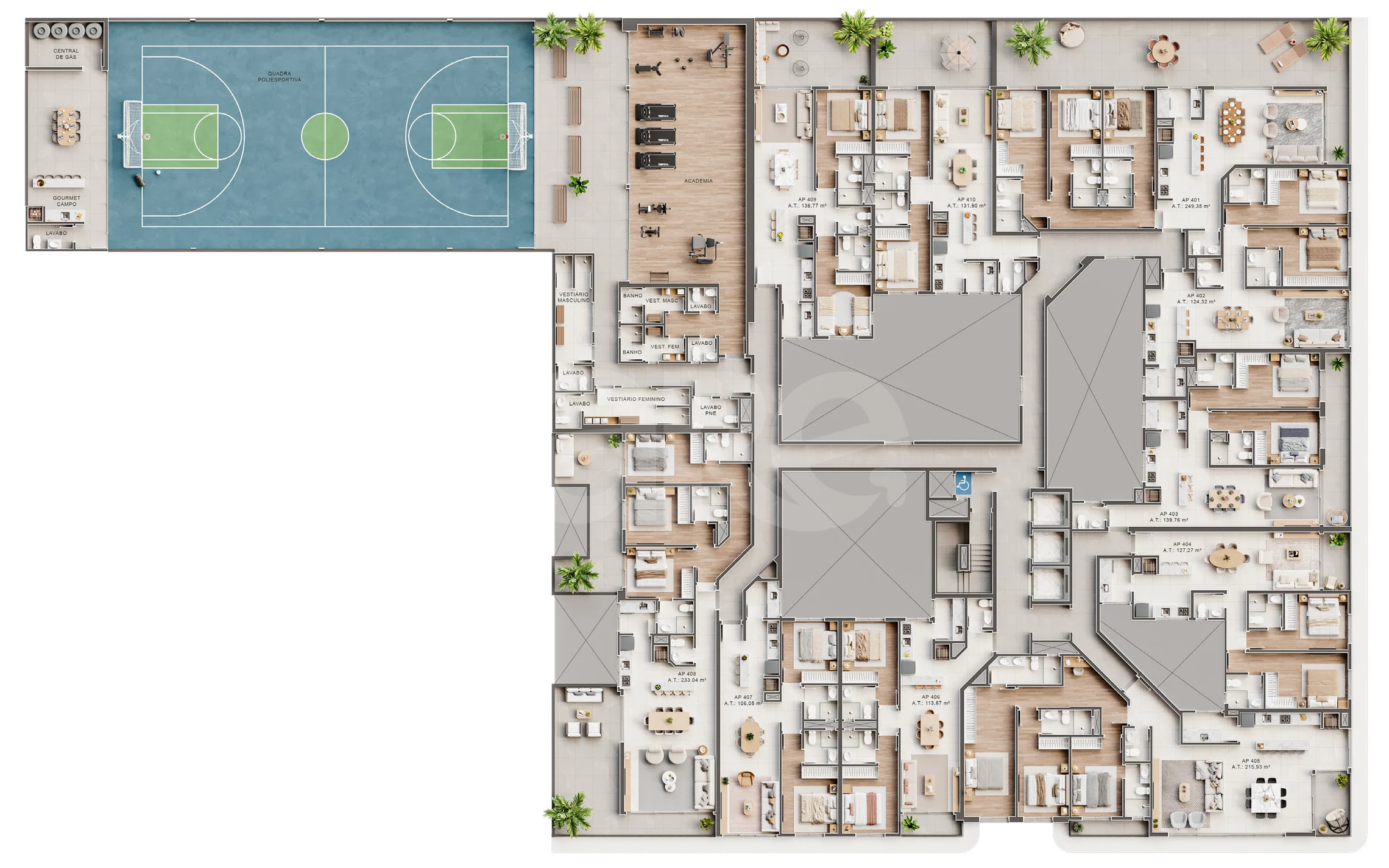 Planta — Pavimento 04