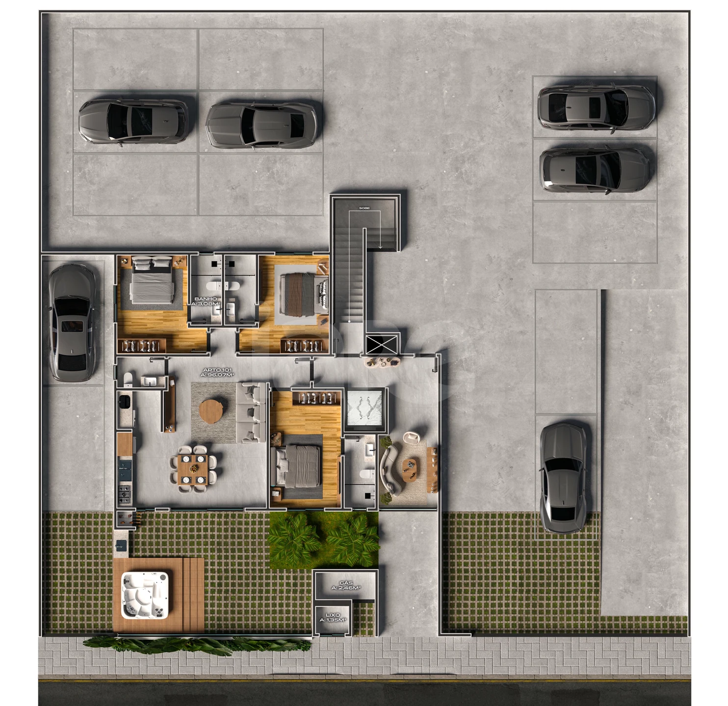 Planta — Pavimento térreo