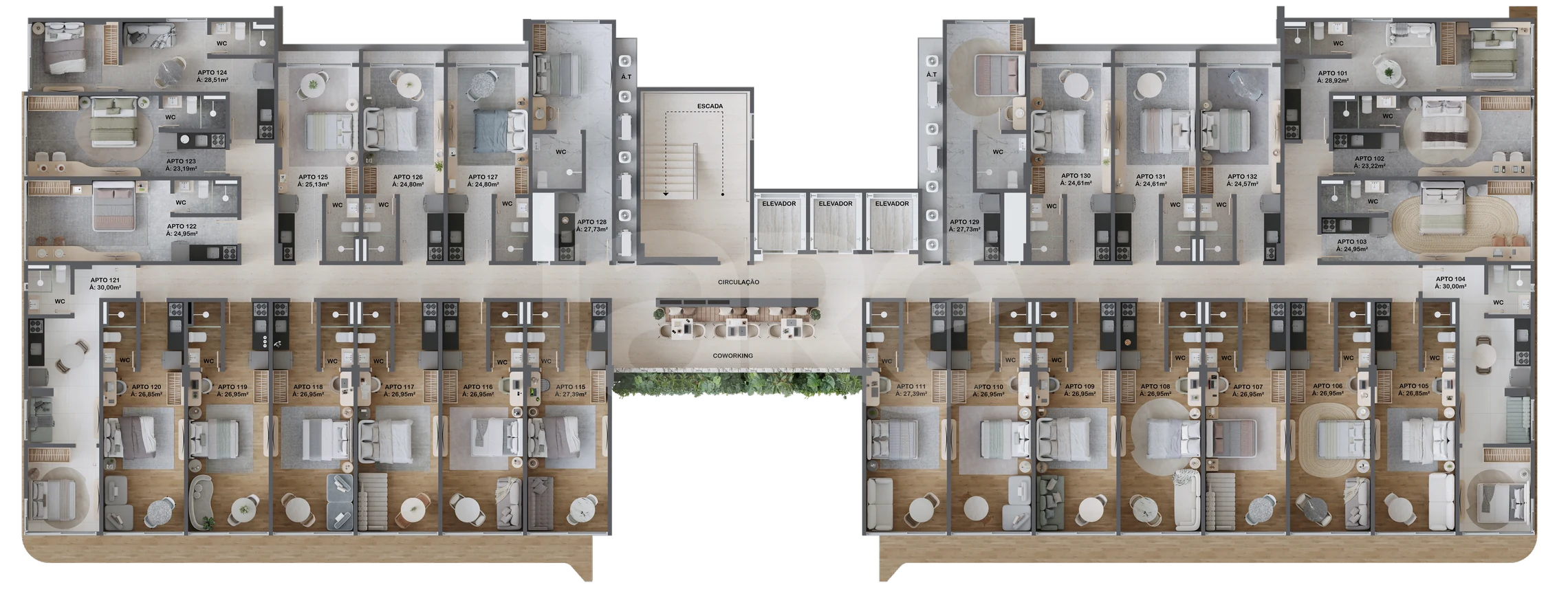 Planta — Pavimento 01
