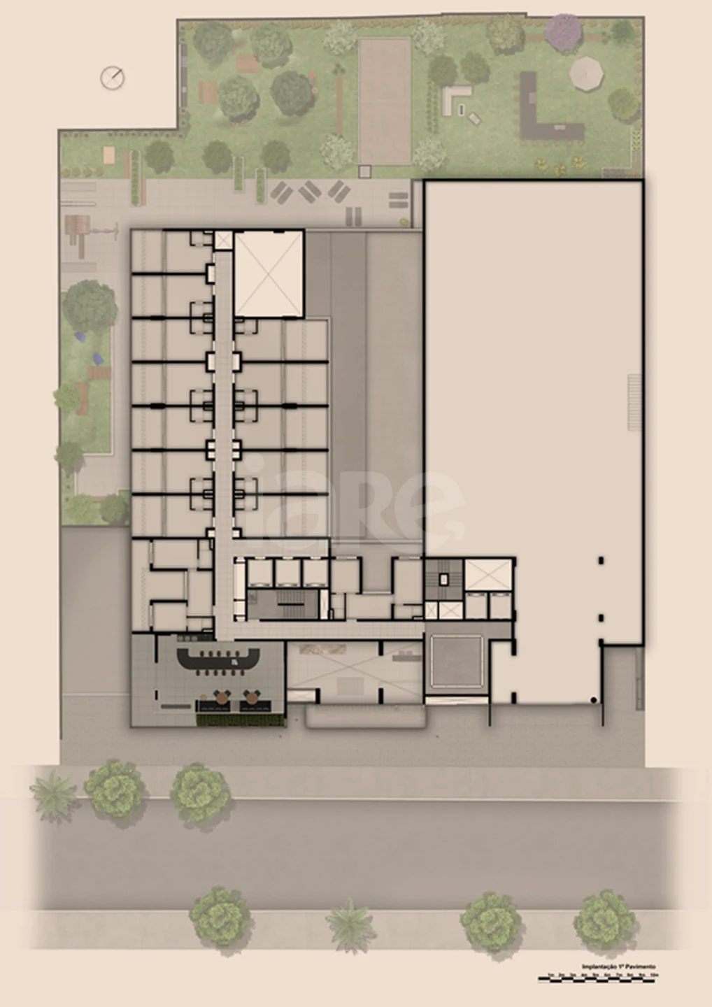Planta — Implantação 1º Pavimento 2
