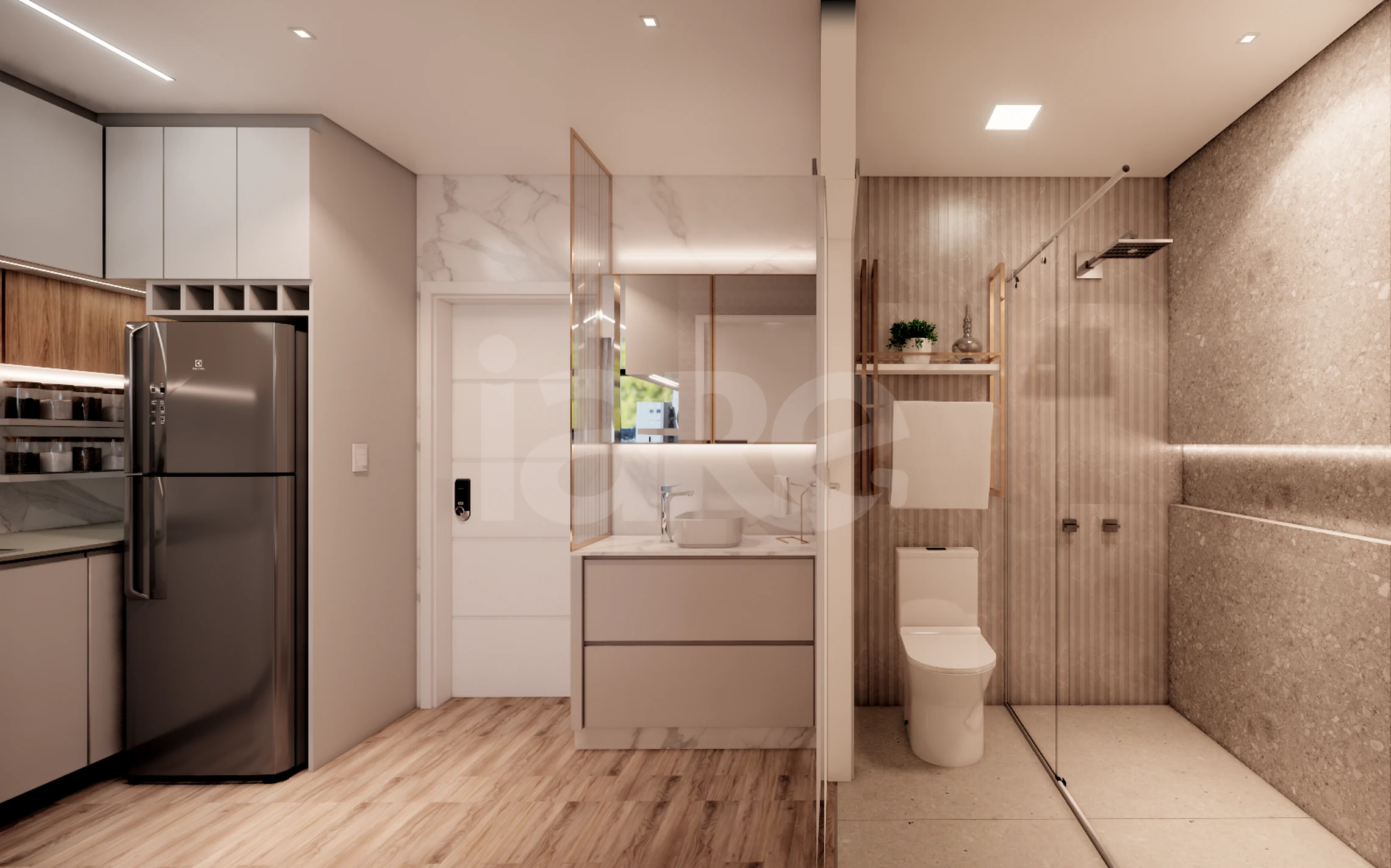 Smart Living Portão - Studio com 18,45 m², em Portão — foto 8