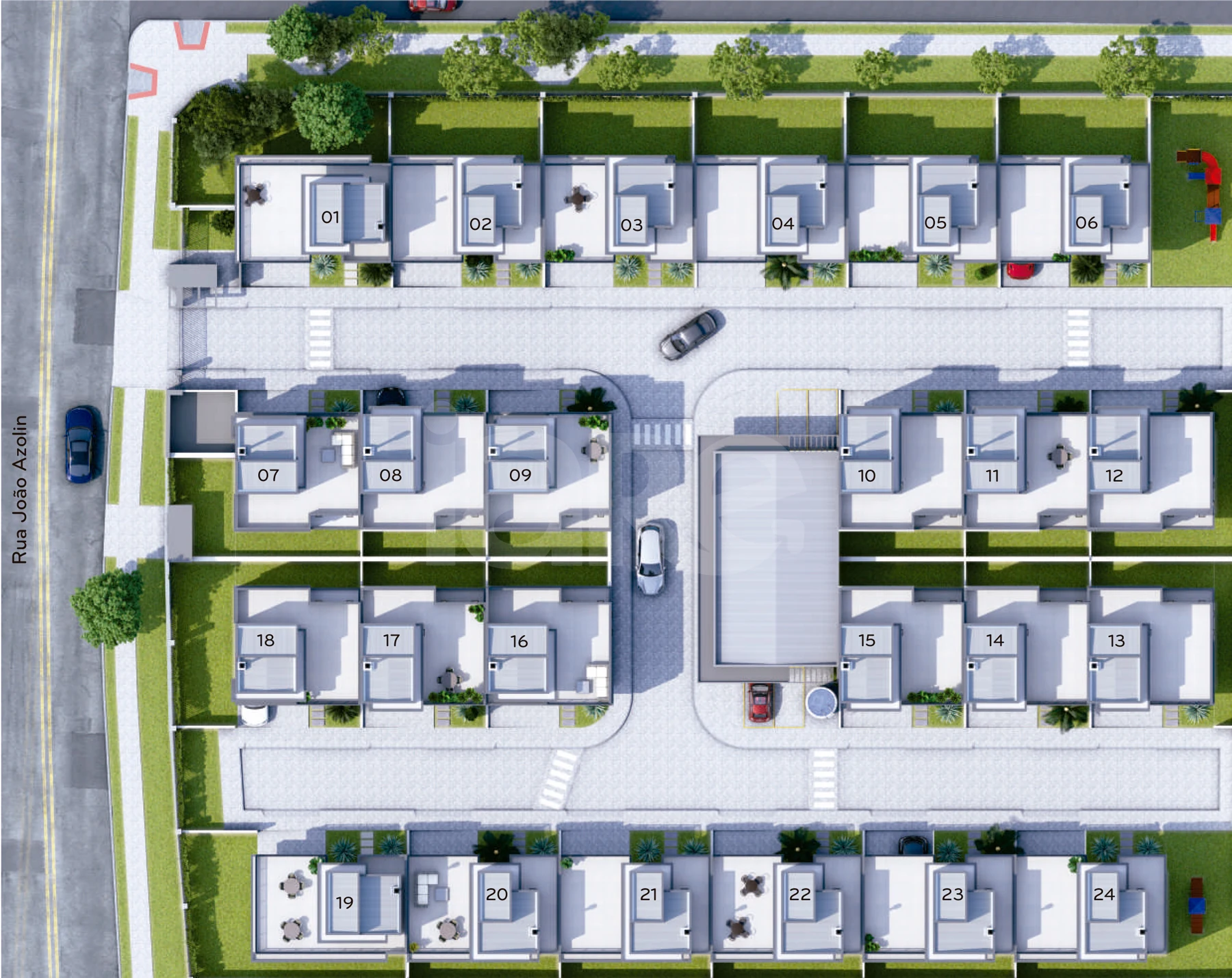 Planta — Implantação Geral | Casas