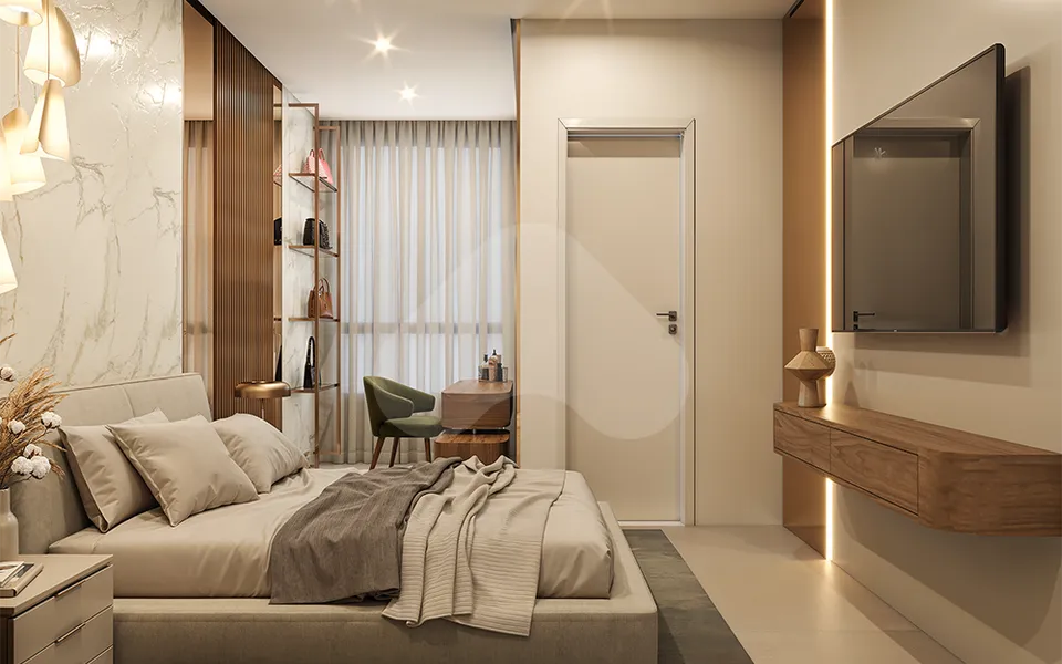 Interlagos - Apartamento com 34,57 m², em Balneário Perequê — foto 9