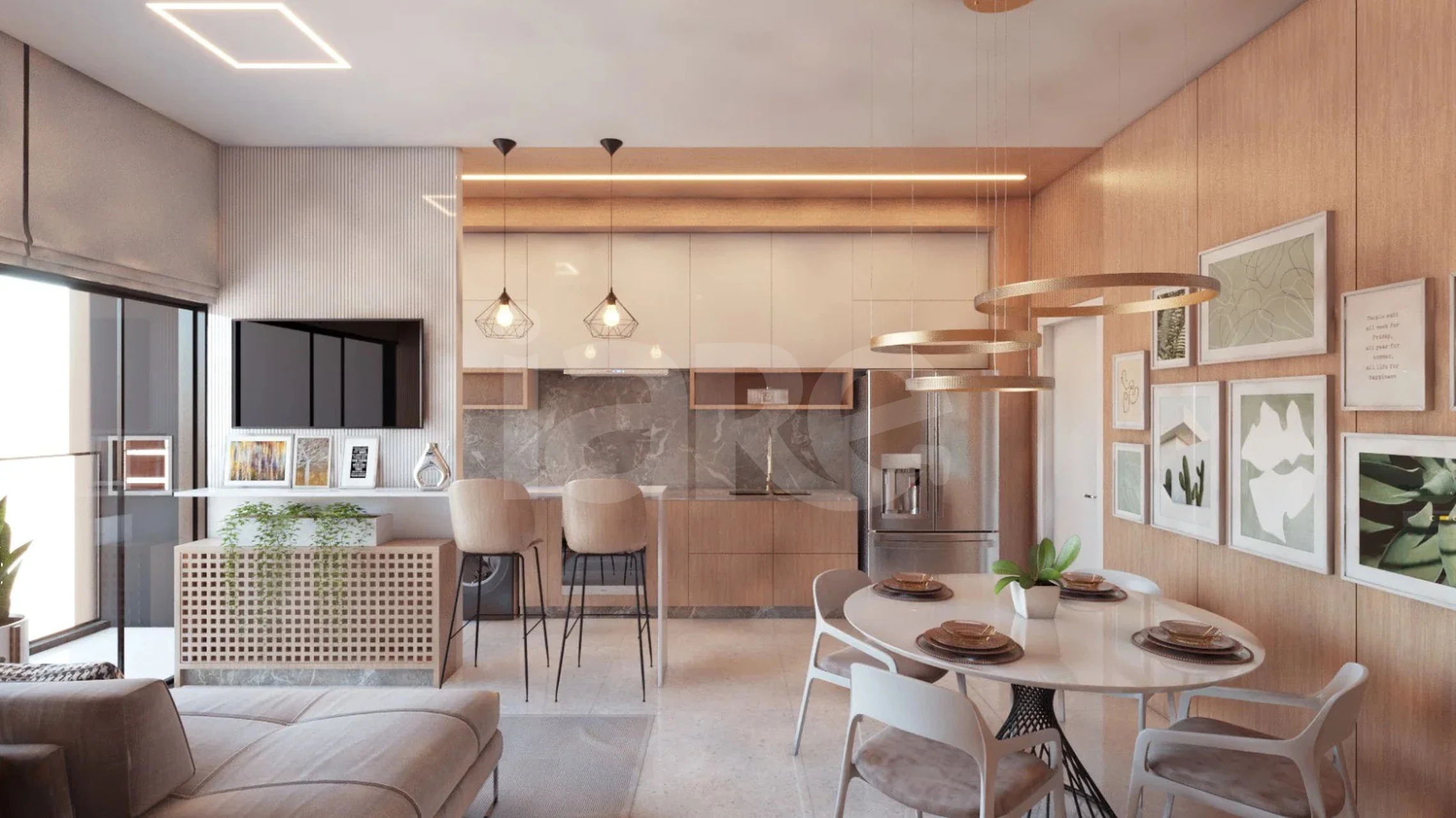 Open Nações - Apartamento com 50,69 m², em Nações — foto 3