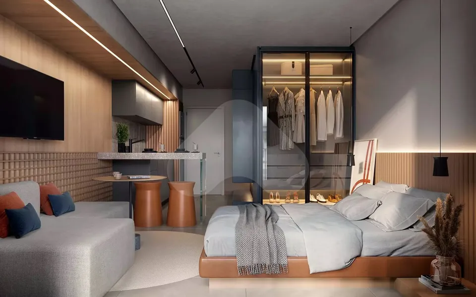 Uno Solare - Studio com 30,66 m², em Portão — foto 21