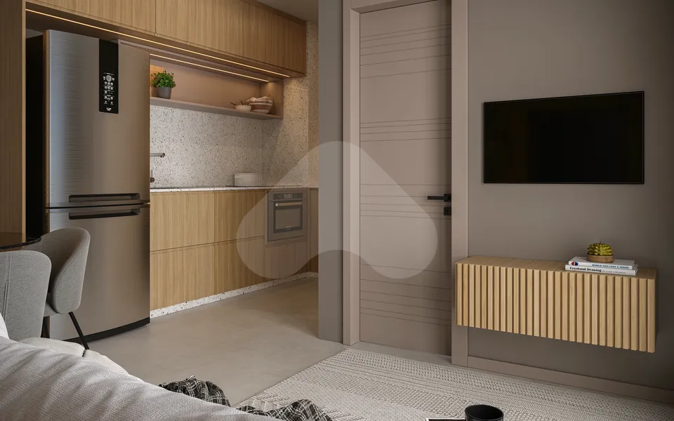Urbano First - Apartamento com 32,03 m², em Barreira Grande — foto 2