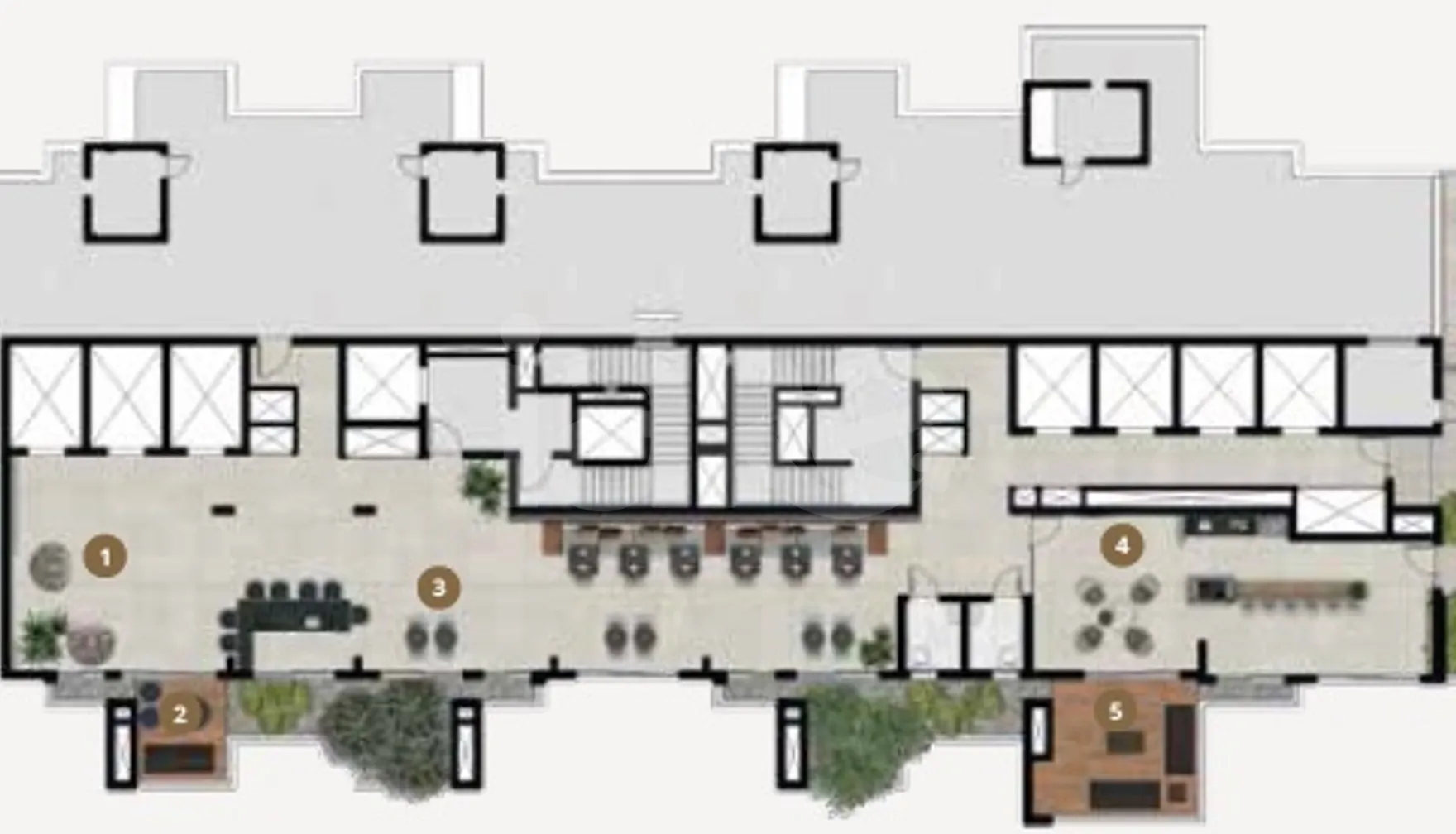 Planta — Pavimento rooftop