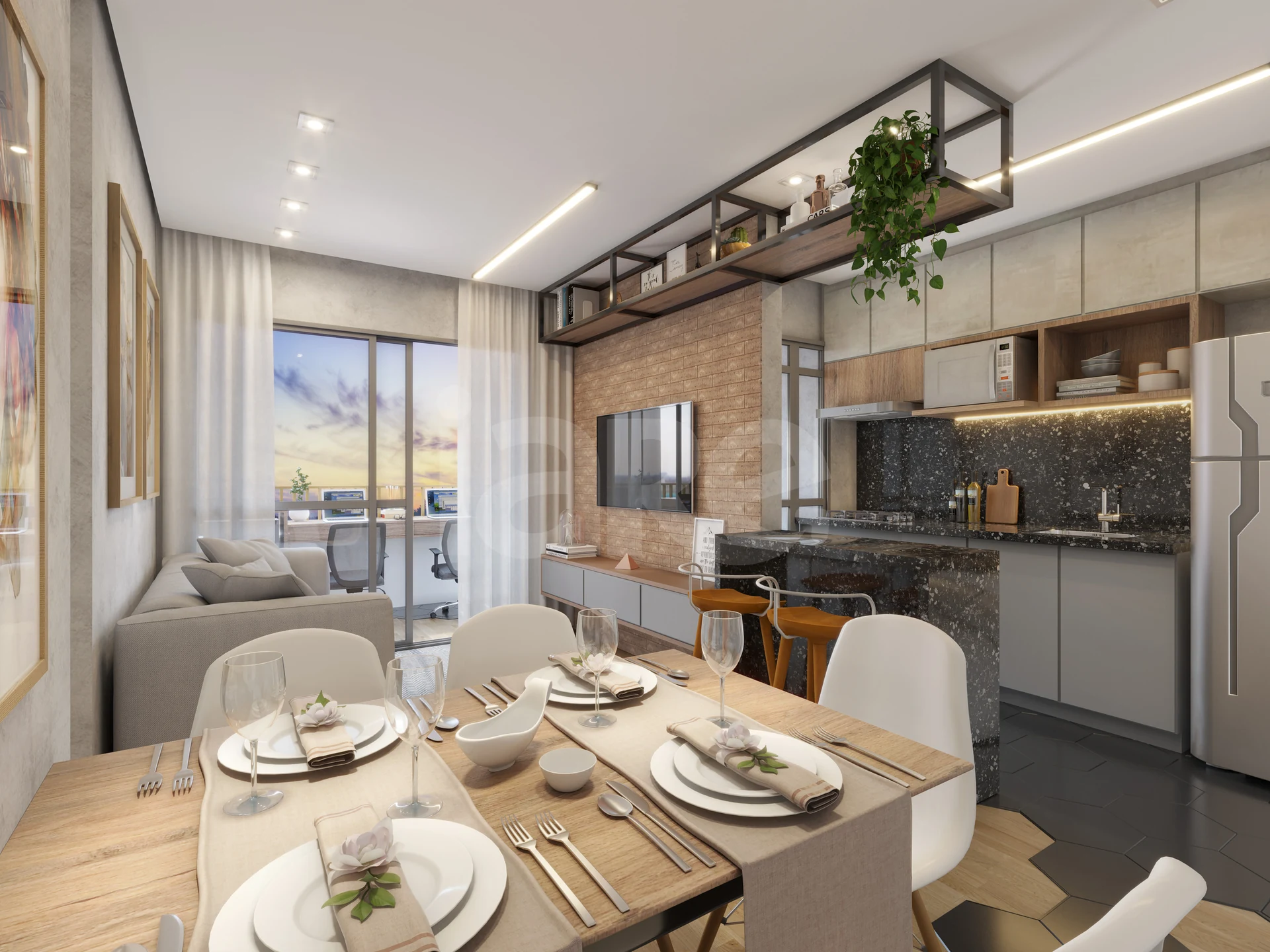 ROC Panamby - Apartamento com 66 m², em Vila Andrade — foto 2